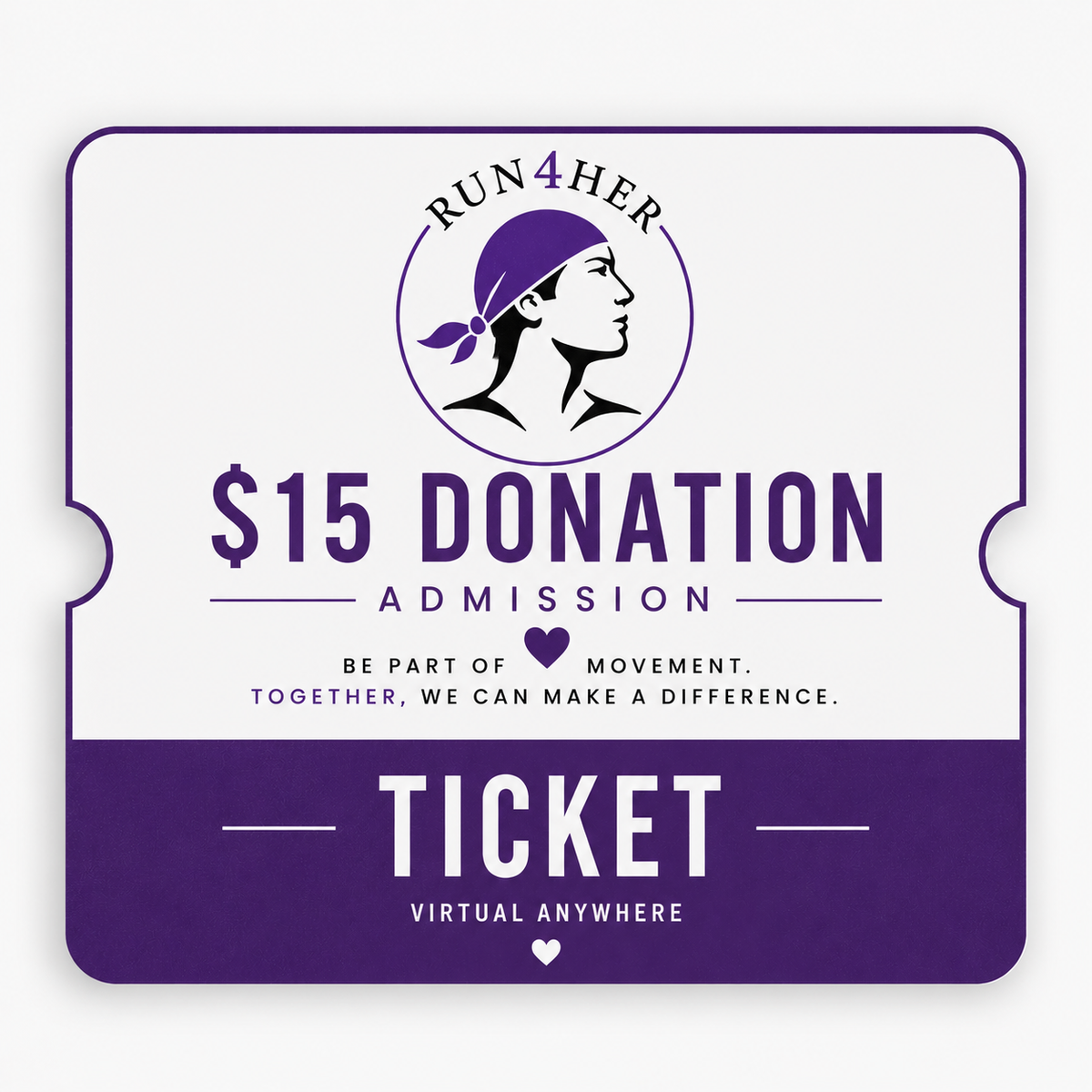 Run4Her Sept 5th - $15 donation admission